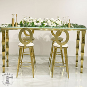 Phoenix Communal Bar Table (Gold)